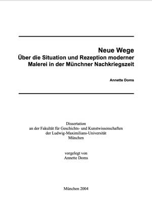 Cover: Neue Wege