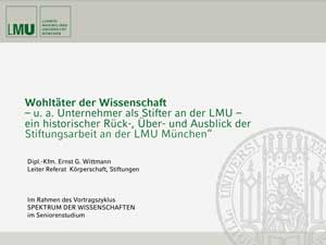 Cover: Wohltäter der Wissenschaft