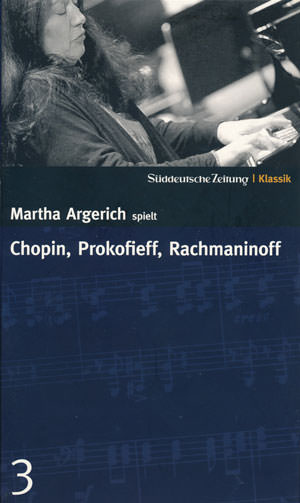 Cover: Martha Argerich spielt Chopin, Prokofieff, Rachmaninoff