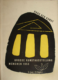 Cover: Grosse Kunstausstellung München 1953