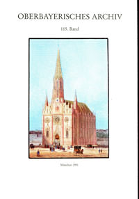 Cover: Oberbayerisches Archiv - Band 115 - 1991