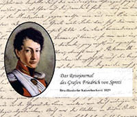 Cover: Reisejournal des Grafen Friedrich von Spreti
