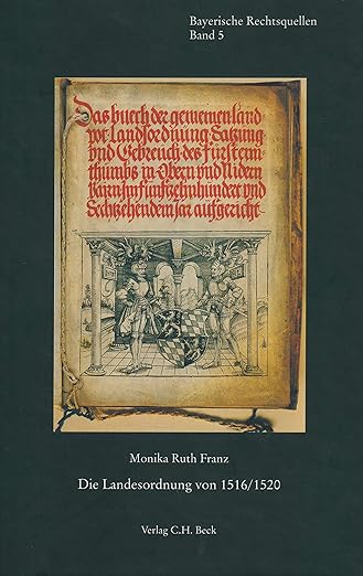 Cover: Die Landesordnung von 1516/1520