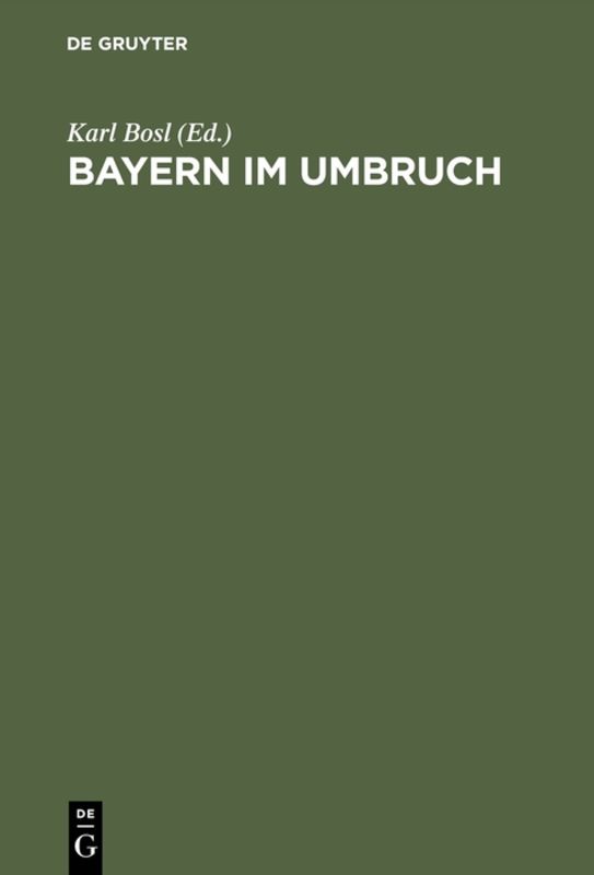 Cover: Bayern im Umbruch