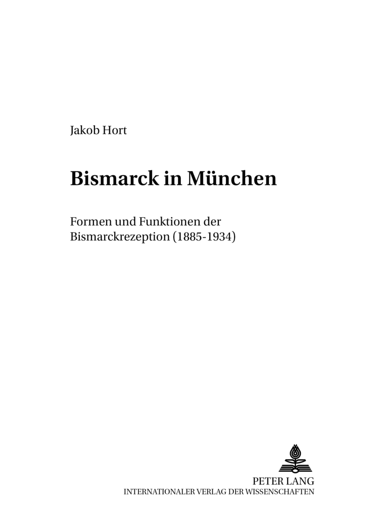 Cover: Bismarck in München