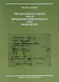 Cover: Die Regierung Eisner 1918/19