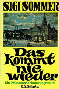 München Buch Das kommt nie wieder