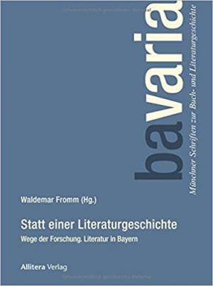 Cover: Statt einer Literaturgeschichte