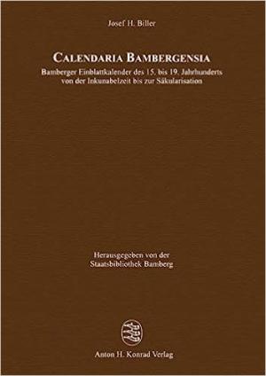 Cover: Calendaria Bambergensia