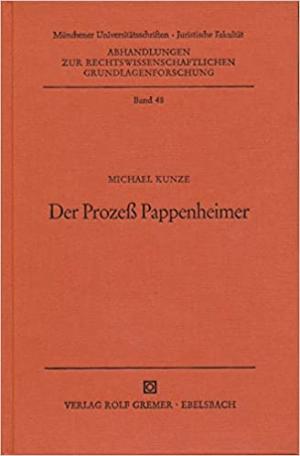 Cover: Der Prozess Pappenheimer