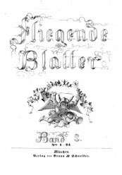 Cover: Fliegende Blätter