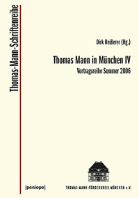 Cover: Thomas Mann in München Teil: IV