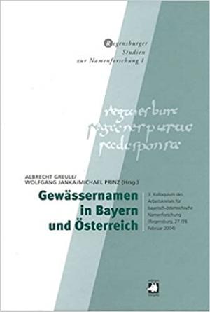 Cover: Gewässernamen in Bayern und Österreich