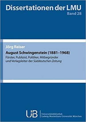 Cover: August Schwingenstein (1881-1968)
