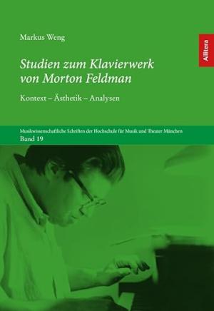 Cover: Studien zum Klavierwerk von Morton Feldman