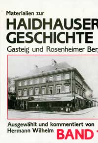 Cover: Materiaien zur Haidhauser Geschichte