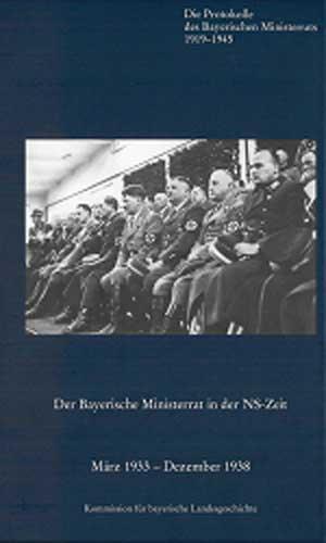Cover: Der Bayerische Ministerrat in der NS-Zeit