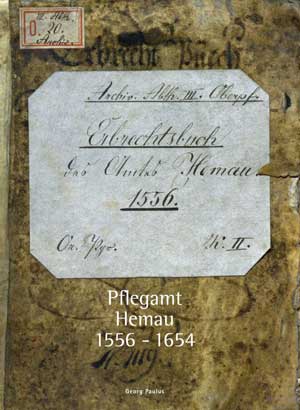 Buchcover: Pflegamt Hemau 1556–1654