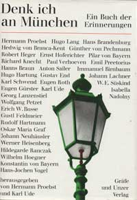 München Buch Denk ich an München