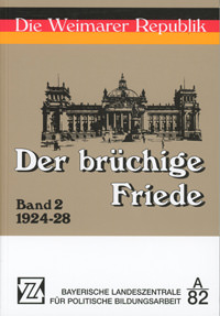Cover: Der brüchige Friede Band 2 1924-1928