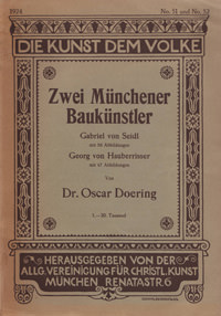 Cover: Zwei Münchner Baukünstler