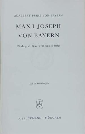 Cover: Max I. Joseph von Bayern