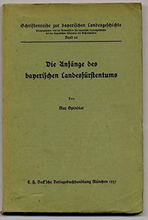 Cover: Die Anfänge des bayerischen Landesfürstentums