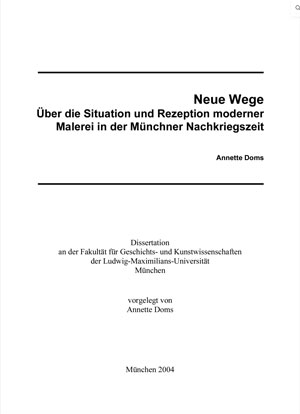 Buchcover: Neue Wege von Dom Annette