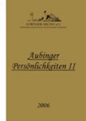 Cover: Aubinger Persönlichkeiten II