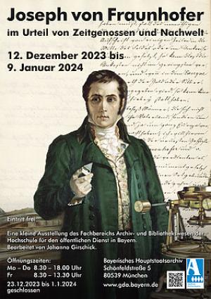 Buchcover: Joseph von Fraunhofer im Urteil von Zeitgenossen und Nachwelt