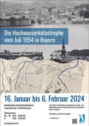 Buchcover: Die Hochwasserkatastrophe vom Juli 1954 in Bayern