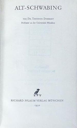 Cover: Alt-Schwabing