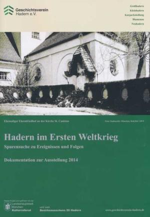Buchcover: Hadern im Ersten Weltkrieg