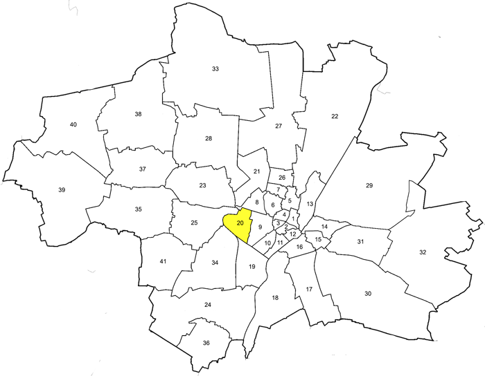 Alte Stadtbezirke in München – Schwanthalerhöhe