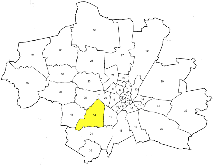 Alte Stadtbezirke in München – Waldfriedhofviertel