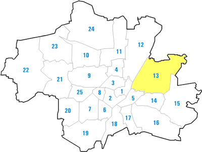 Stadtbezirk Bogenhausen  in München