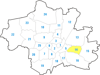 Stadtbezirk Berg am Laim  in München
