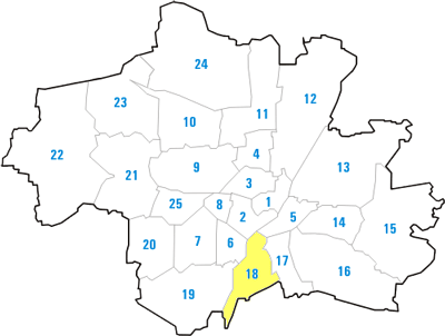 Stadtbezirk Untergiesing-Harlaching  in München