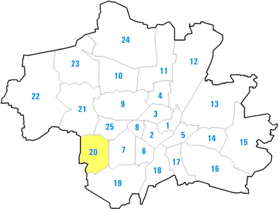 Stadtbezirk Hadern  in München