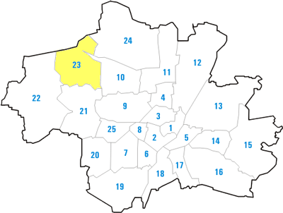 Stadtbezirk Allach-Untermenzing  in München
