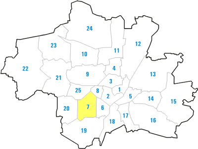 Stadtbezirk Sendling-Westpark  in München